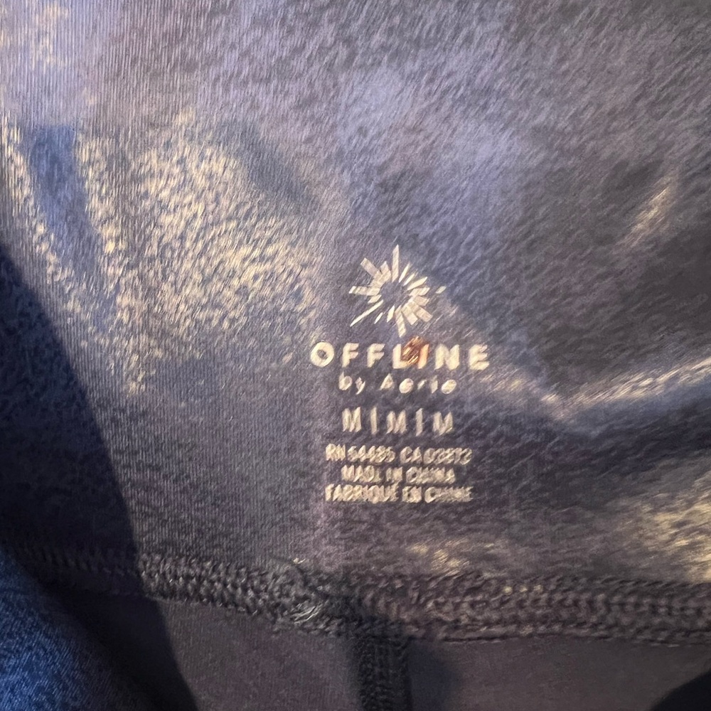 Aerie Dark Blue the hugger Crossover high waist Leggings - Picture 9 of 9